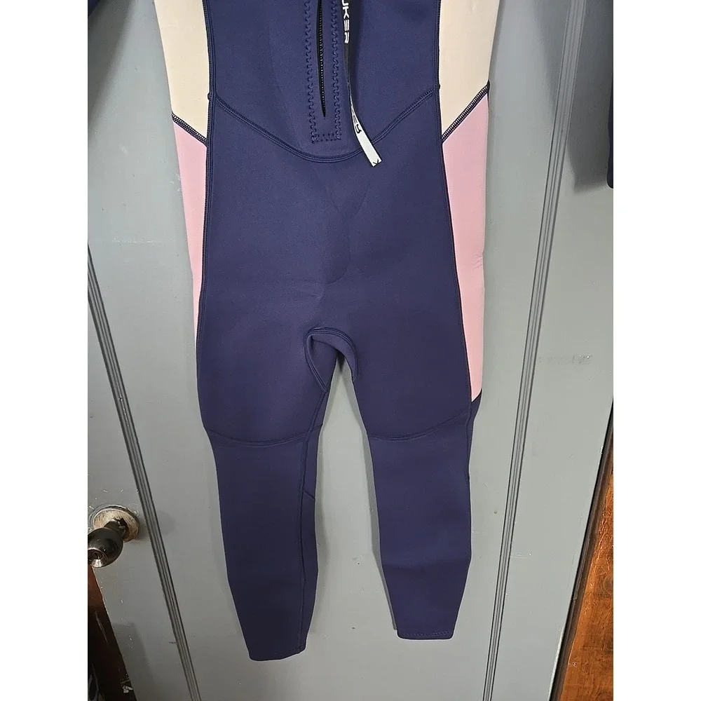 Kids Wetsuit for Boys Girls Toddler 2mm Front Zip Full Body Diving Sz 10 Blue‎